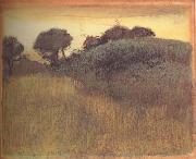 Edgar Degas Wheat Field and Green Hill oil painting reproduction